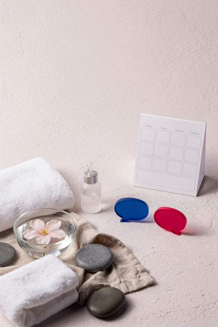 Careflow Clientes ambiente de spa y centro de bienestar con recepción tranquila, ilustrando marketing y WhatsApp IA para agendar citas en México